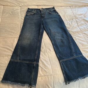 Wide leg jeans